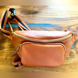 New faux leather fanny pack